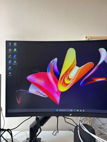 monitor 165hz + braço articulado