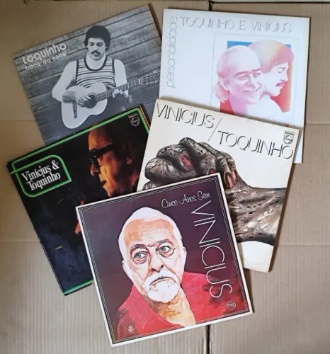 Combo 5 LPs Toquinho e Vinícius - Leia o anúncio todo