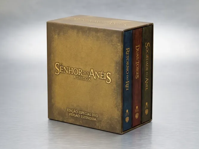 Box DVD "O Senhor dos Anéis: A Trilogia - Edição Especial Versão Estendida".
