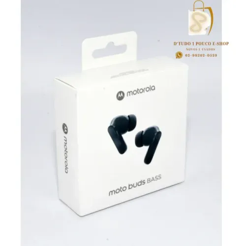 Fone de ouvido Sem Fio Bluetooth Motorola Moto Buds Bass Cancelamento de Ruído -NOVO