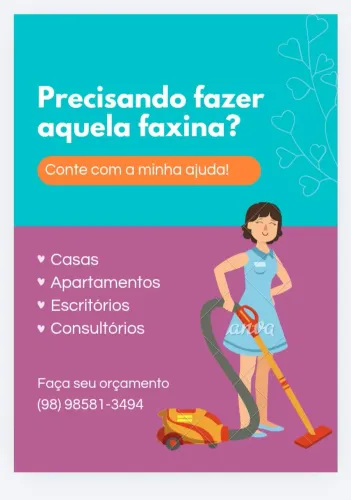 Faço faxinas