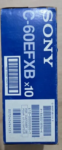 Fita Cassete Sony EF.X 60