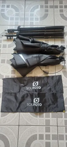 SOFTBOX - KIT ILUMINAÇÃO PROFISSIONAL