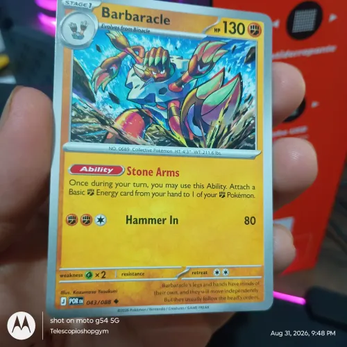 TCG Barbaracle POR EN - Basic and STAGE 1