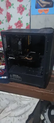 Pc gamer de entrada ryzen 5 pro 3350g, placa de vídeo rx590 8gb, 8gb ram ,ssd 512gb w10