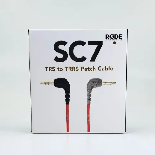Rode Sc7 Cabo Adaptador 3.5mm Trs Para Trrs Original Sem Uso