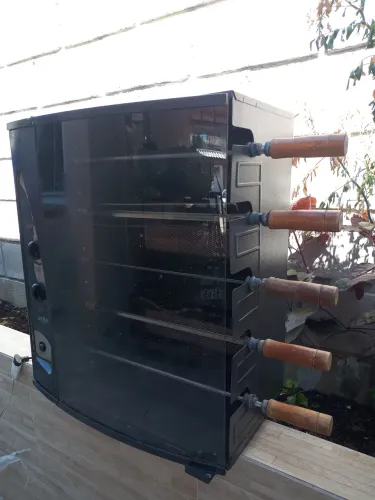 Churrasqueira a Gás Giratória 5 Espetos, ARKE