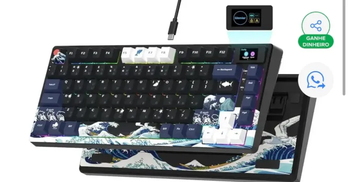 Teclado sk 80 - com telinha