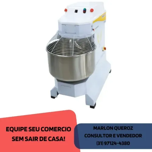 Amassadeira Espiral 40Kg Venâncio Monofásica Nova