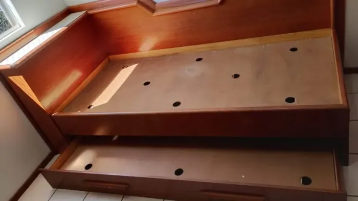 Cama solteiro bicama madeira