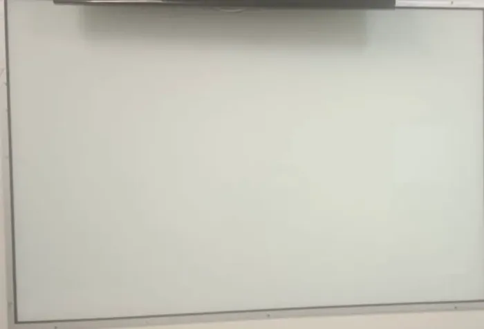Quadro branco escolar de vidro 