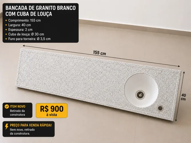 Bancada granito nova