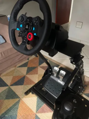 Logitech G29 + Câmbio + Suporte Regulável - Kit Completo