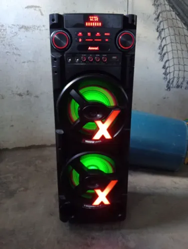 Caixa de Som Torre AMVOX ACA 1000 NEW X - Bluetooth 1000W RMS Amplificada<br>