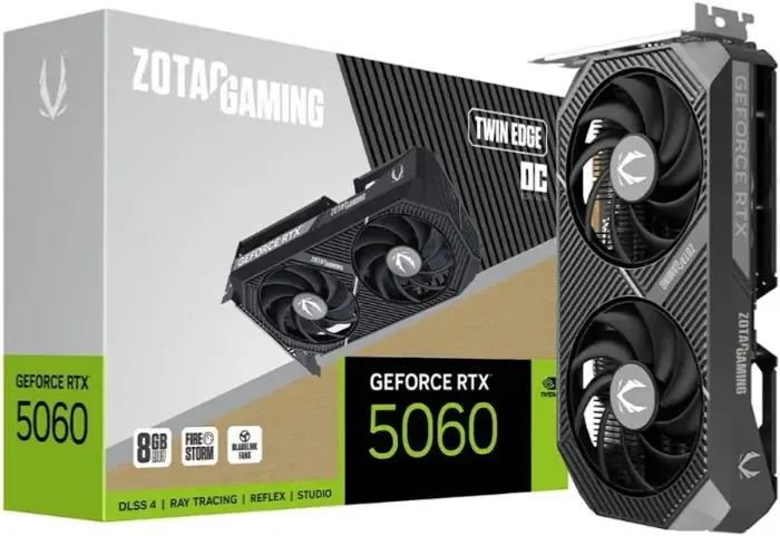 Placa de vídeo rtx 5060 oc zotac gaming 8gb