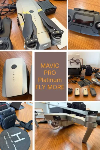 DJI Mavic Pro Platinum - Combo Fly More (Estado de Novo!) Filma 4k. Com nota fiscal.