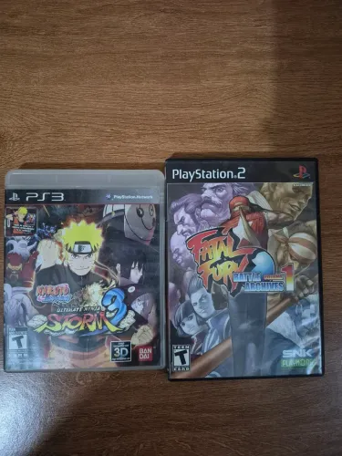 Fatal Fury Vol 1 Ps2 Original + Naruto Storm 3 ps3