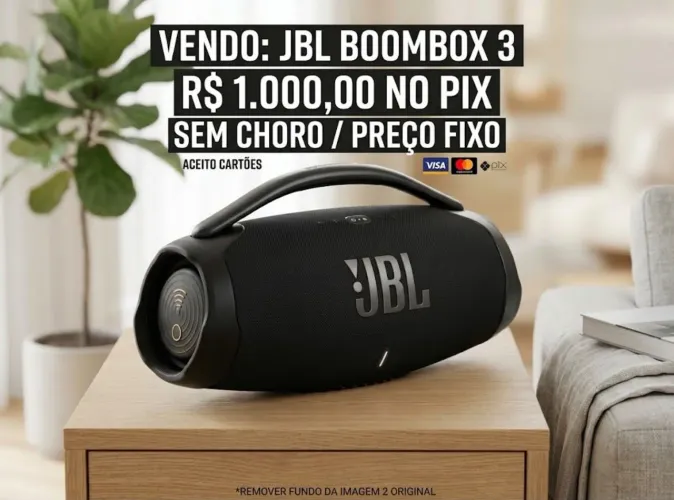 Jbl Boombox 3 nova sem carregador