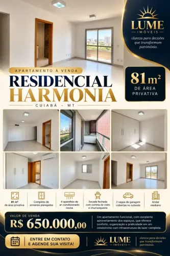 RESIDENCIAL HARMONIA | 81 m² | R$ 650.000,00