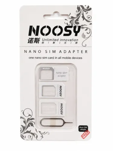 Adaptador Nano SIM / Micro SIM / SIM Card - Novo - Ditudo Tech e Variedades