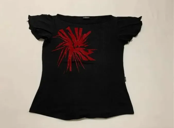 Blusa Iodice Reto Preta Tamanho P Ótimo Estado