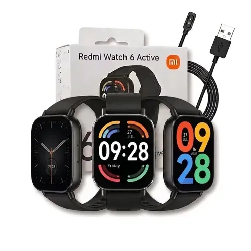 Redmi Watch 6 Active Prata, Preto e Laranja NOVO COM GARANTIA FAZEMOS ENTREGAS