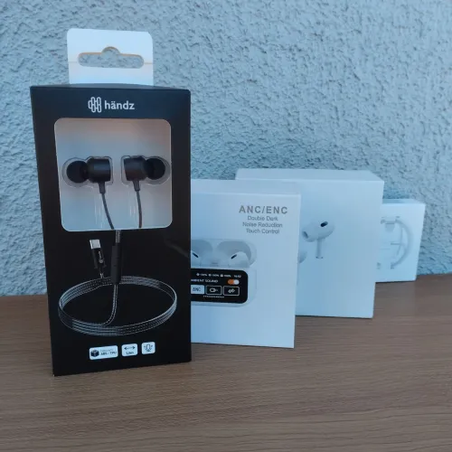Fones variados (Tipo C, bluetooth e com display)