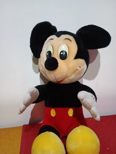 (Produto semi novo)Pelúcia Mickey Mouse antigo