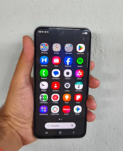 Samsung S23 FE semi-novo com nota fiscal.