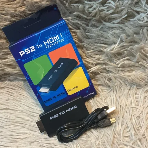 PS2 to HDMI Conversor Adaptador HDMI pra Playstation 2 - Melhor Qualidade de Imagem Até 4K