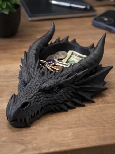 Porta Chaves e Objetos - Dragão - 3D
