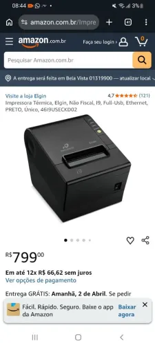 Impressora Cupom Fiscal e de Etiquetas