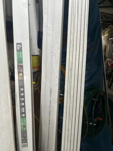 Rodapé pvc branco