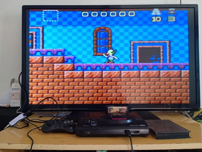 Vídeo game mega drive 16 bits