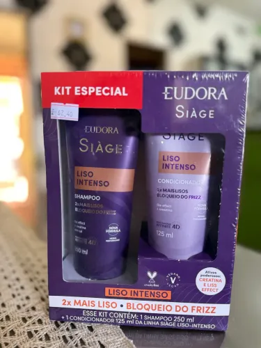 Kit eudora shampoo + condicionador 