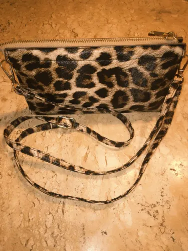 Bolsa Animal Print Oncinha 2 em 1 | Transversal e Clutch