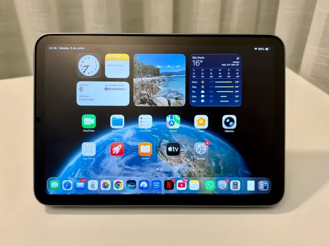 iPad Mini 7 Geração 256GB - Seminovo - Garantia apple 18/12/2026