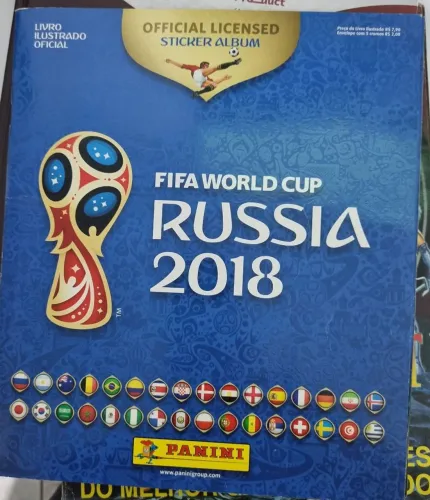 Álbum de figurinhas brochura - Copa 2018 completo