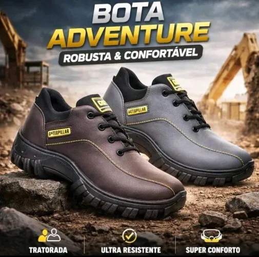 Bota cat + palmilha de gel