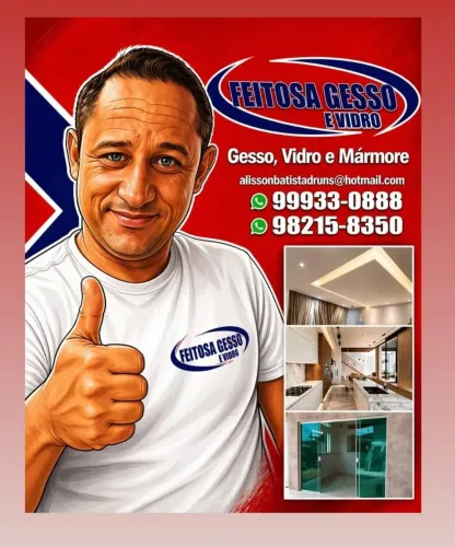 Feitosa gesso e vidros 