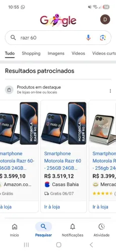 Razr 60 256gb muito conservado