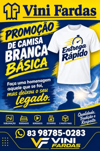 Camisa branca personalizada