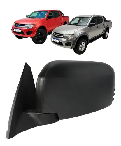 Retrovisor Le Manual Mitsubishi Triton 2009 A 2017 S/ Pisca Esquerdo