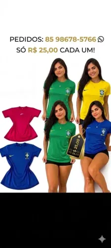 Blusa feminina Brasil