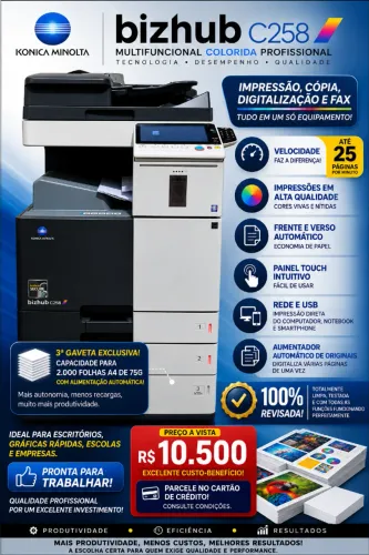 Impressora Laser Konica Minilta C258
