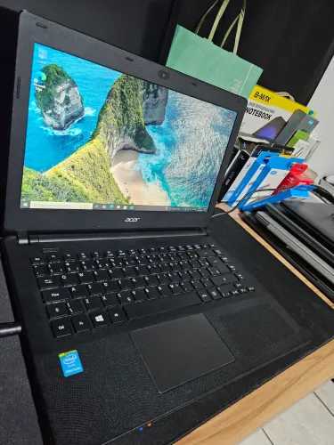 Notebook Acer Quad-core 4gb 320gb Otimo pra trabalhos e estudos Leia Entregamos