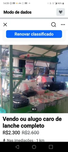 Vendo ou alugo carro de lanche