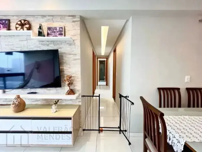 Apartamento mobiliado 2 quartos 83m² 1 vaga | Edifício Vila Jardim | no Pina