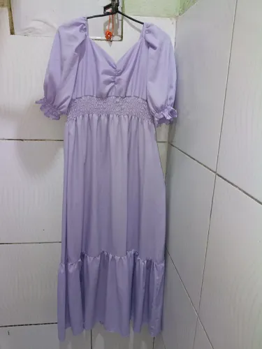 Vestido Longo Lilás Feminino G