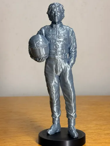 Escultura Ayrton Senna 3D